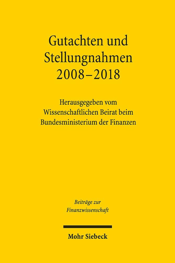 Gutachten und Stellungnahmen 2008-2018 Law