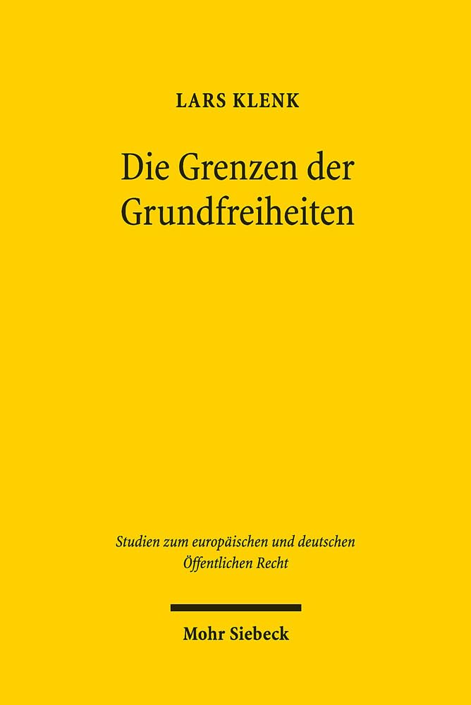 Die Grenzen der Grundfreiheiten book