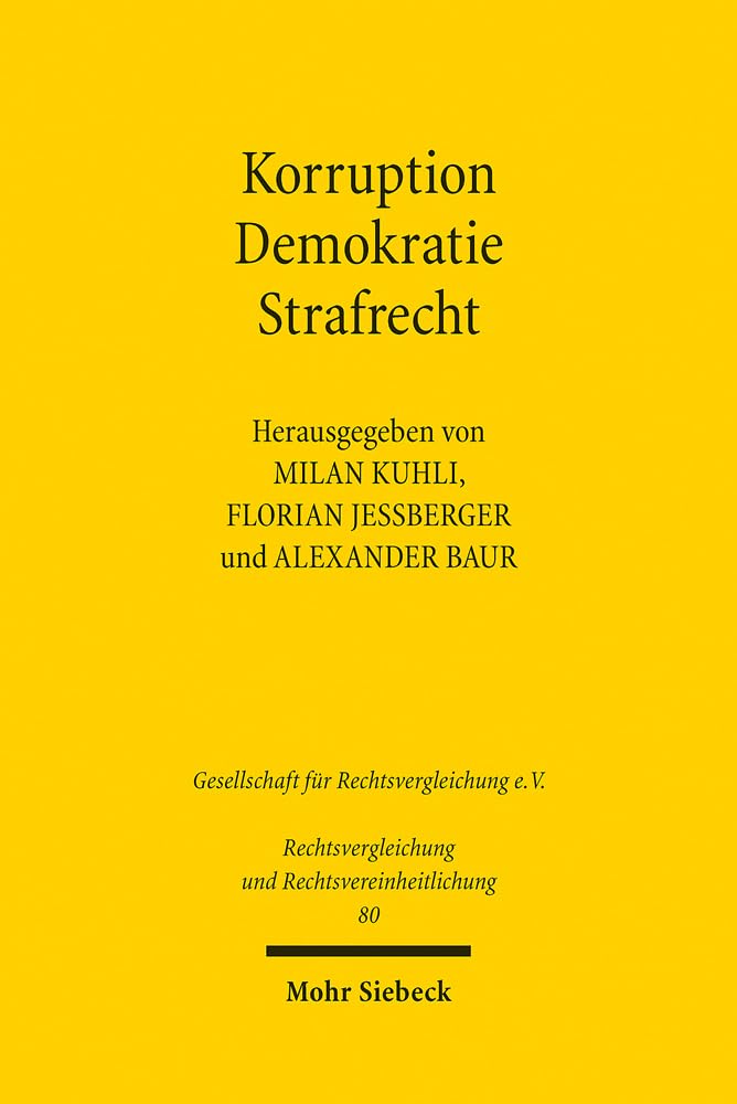 Korruption - Demokratie - Strafrecht Law