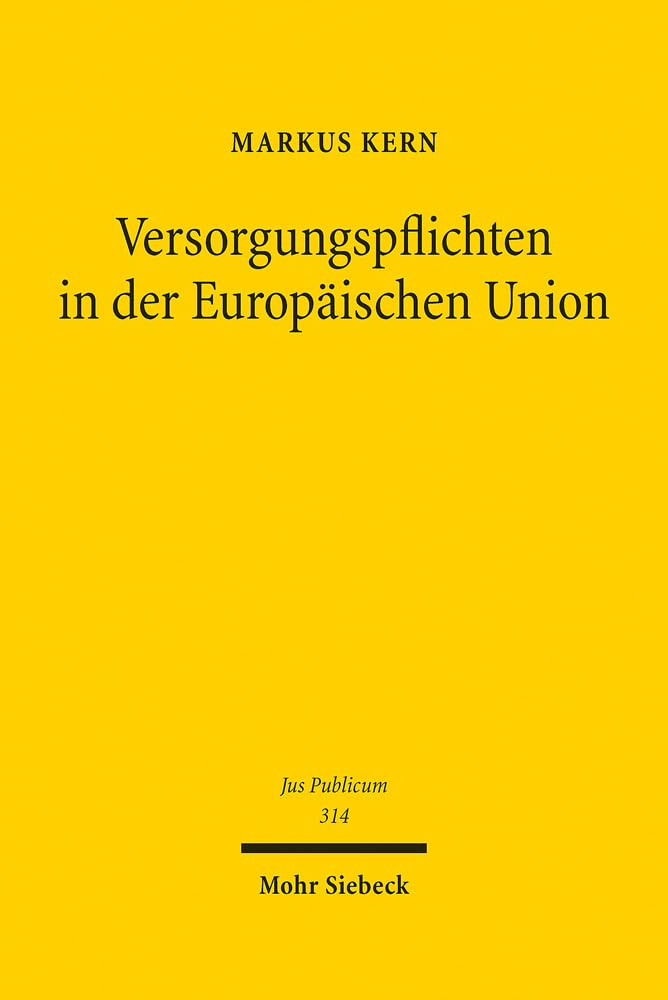 Versorgungspflichten in der Europäischen Union Law