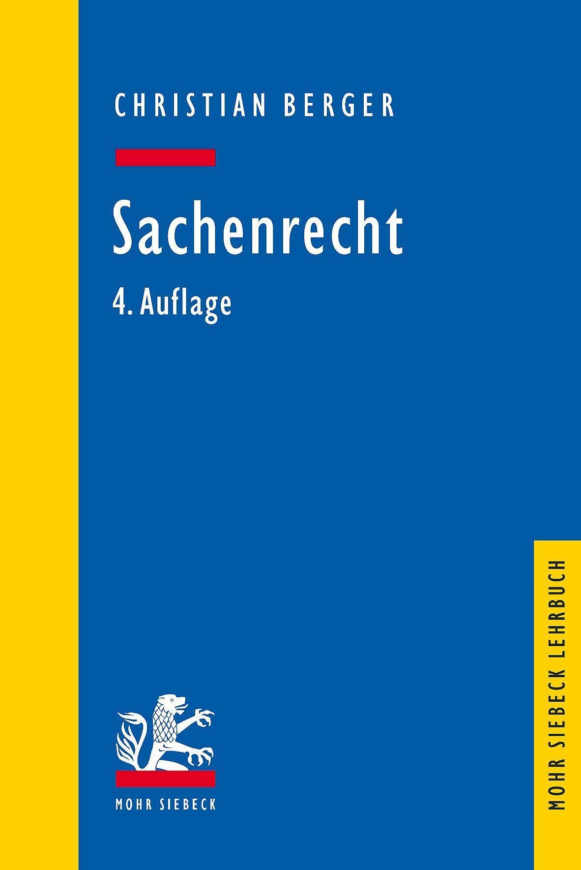 Sachenrecht (Mohr Siebeck Lehrbuch) Law