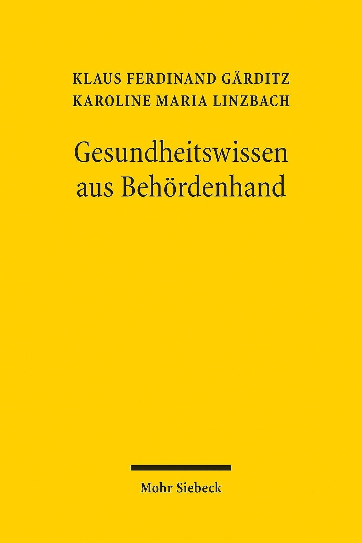 Gesundheitswissen aus Behördenhand Law