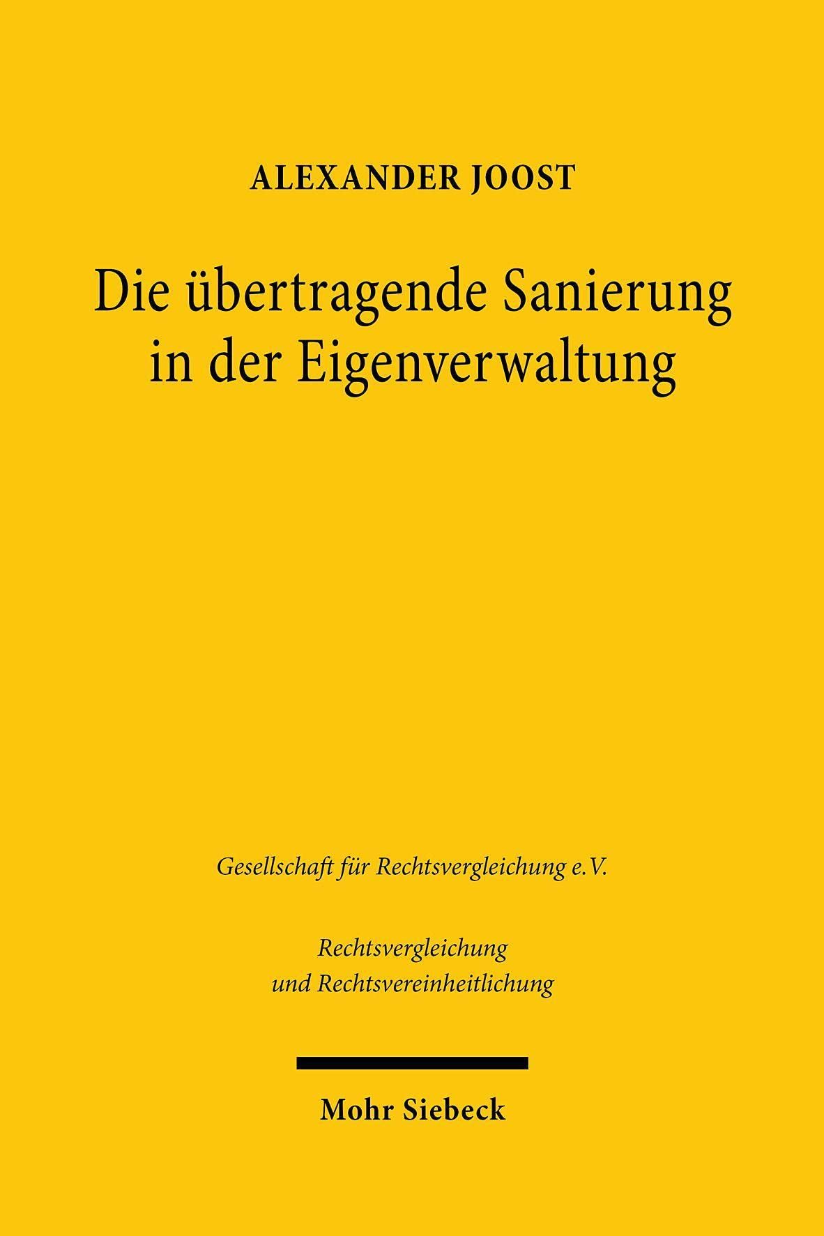 Die übertragende Sanierung in der Eigenverwaltung Law
