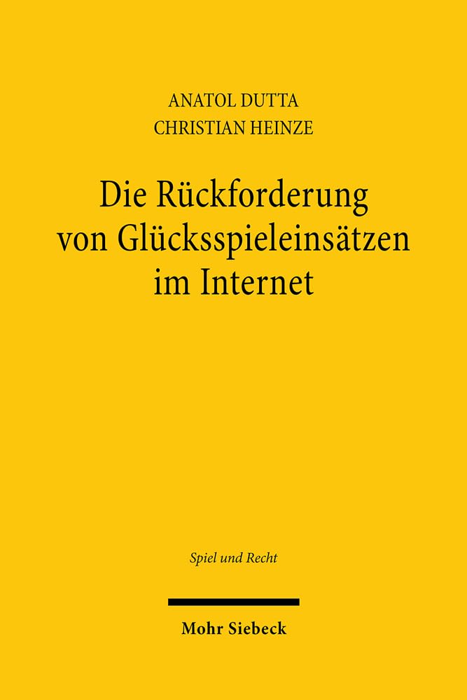 Die Rückforderung von Glücksspieleinsätzen im Internet Law