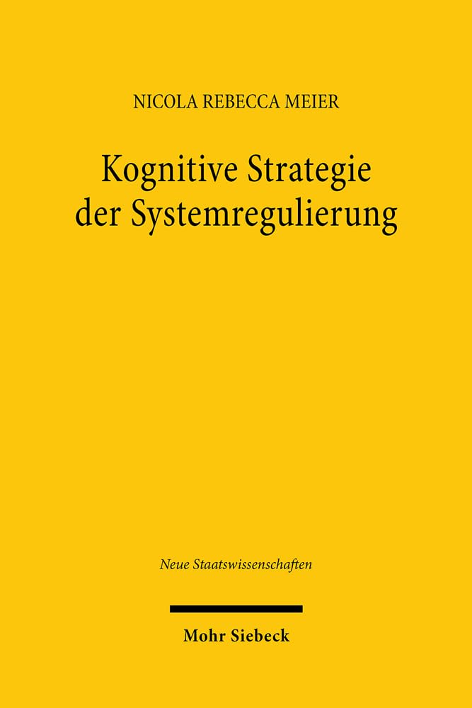 Kognitive Strategie der Systemregulierung Law