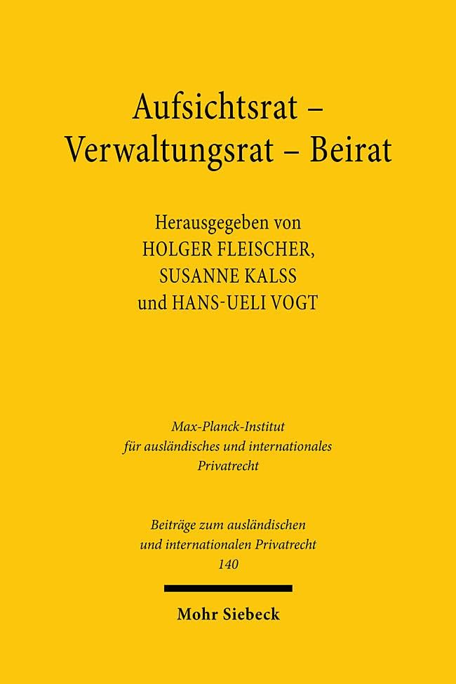 Aufsichtsrat - Verwaltungsrat - Beirat Law