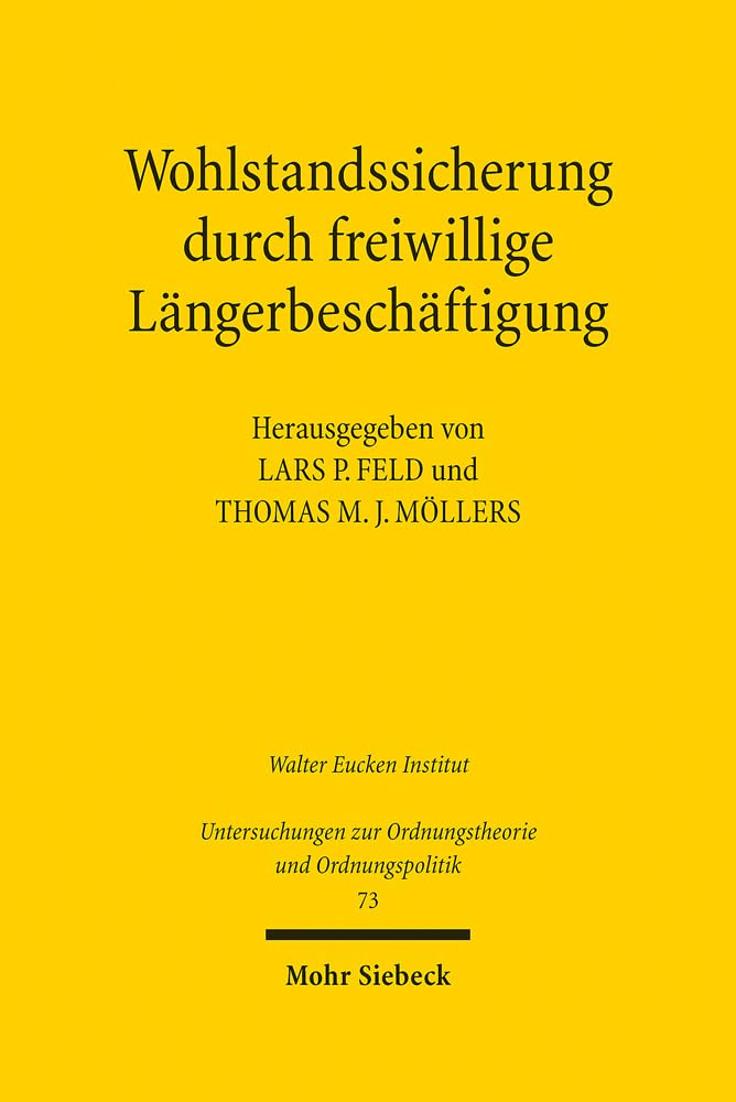 Wohlstandssicherung durch freiwillige Längerbeschäftigung Law