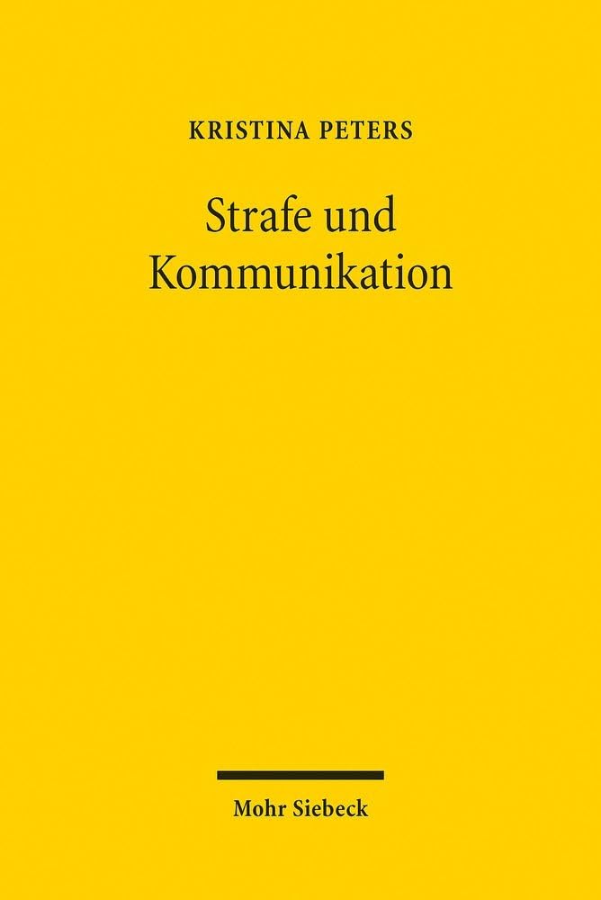 Strafe und Kommunikation Law