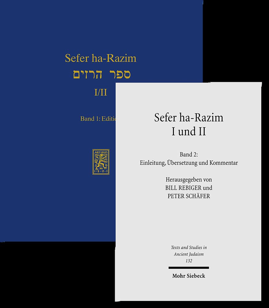 Sefer ha-Razim I und II - Das Buch der Geheimnisse I und II: Band 1: Edition + Band 2: Einleitung, Übersetzung und Kommentar (2 Bände) (Texts and Studies in Ancient Judaism, Band 125) Historical Fiction
