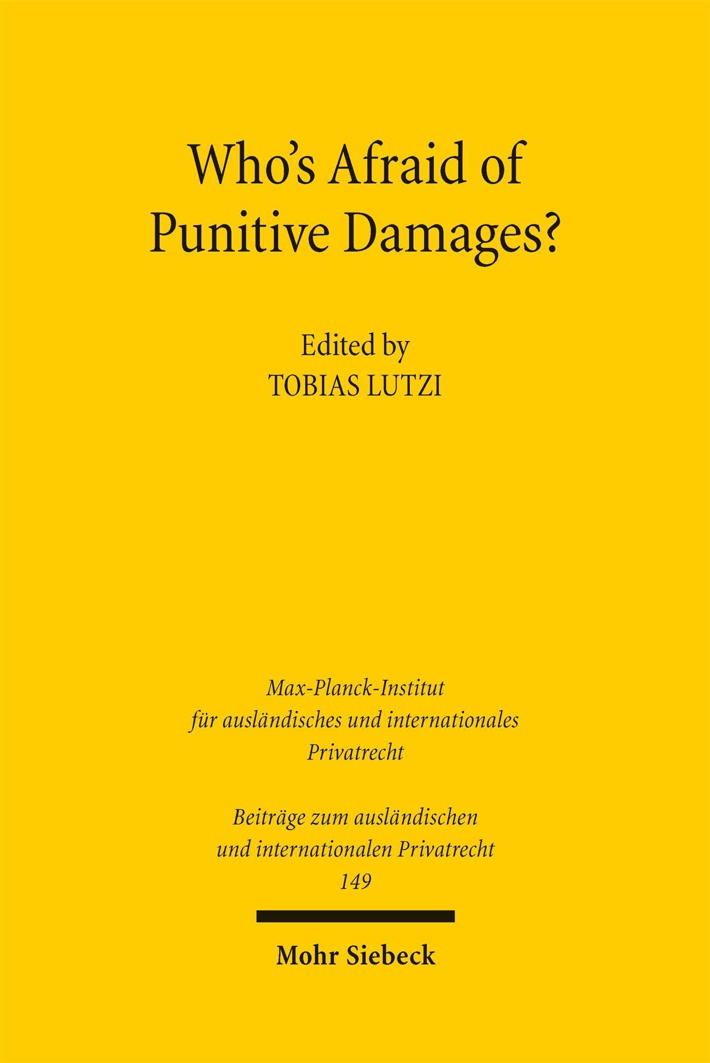 Who's Afraid of Punitive Damages? Law