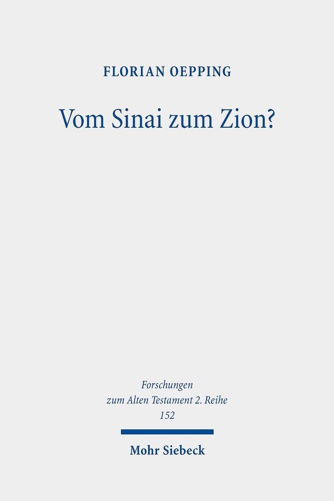Vom Sinai zum Zion? Religion & Esotericism