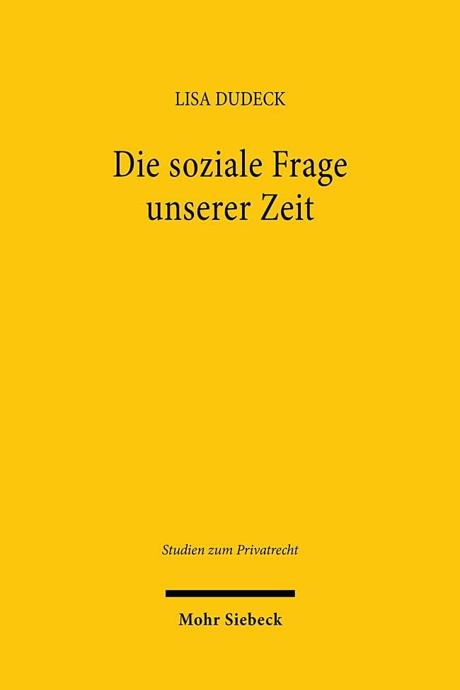 Die soziale Frage unserer Zeit Law
