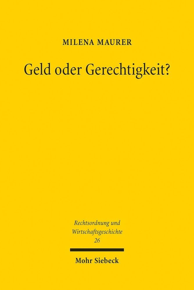 Geld oder Gerechtigkeit? Law Books