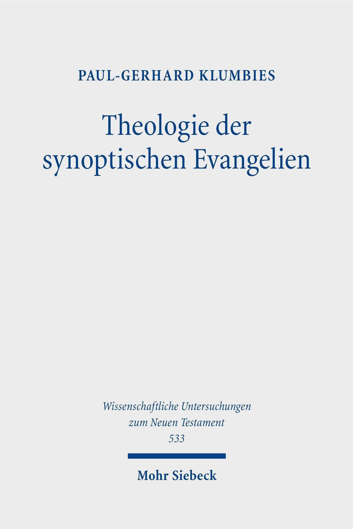 Theologie der synoptischen Evangelien Religion & Esotericism