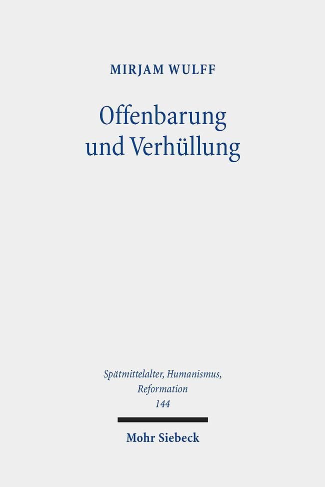 Offenbarung und Verhüllung Philosophy