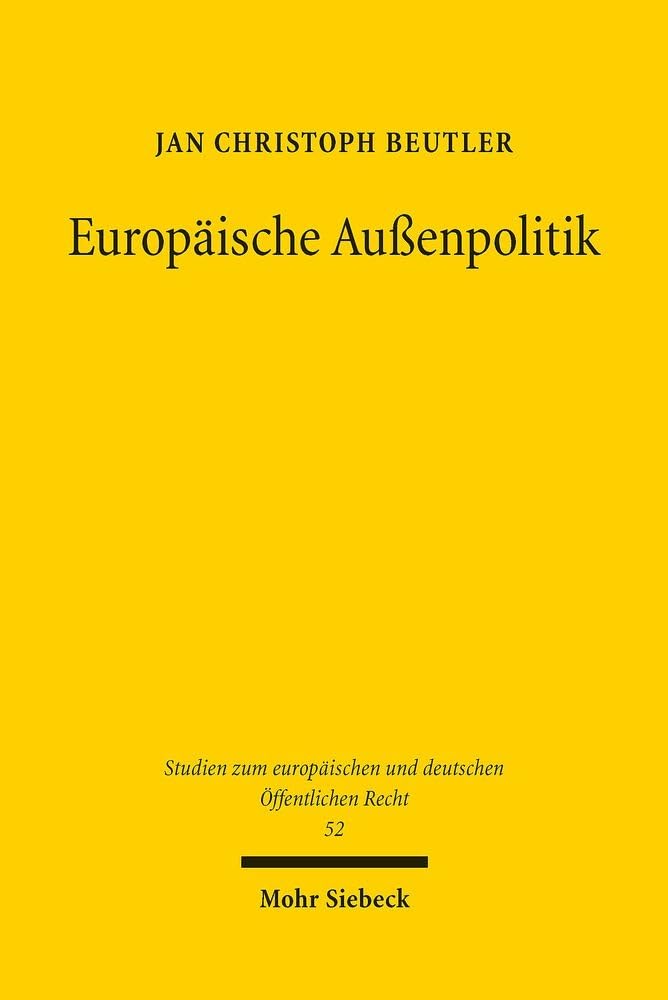 Europäische Außenpolitik Law