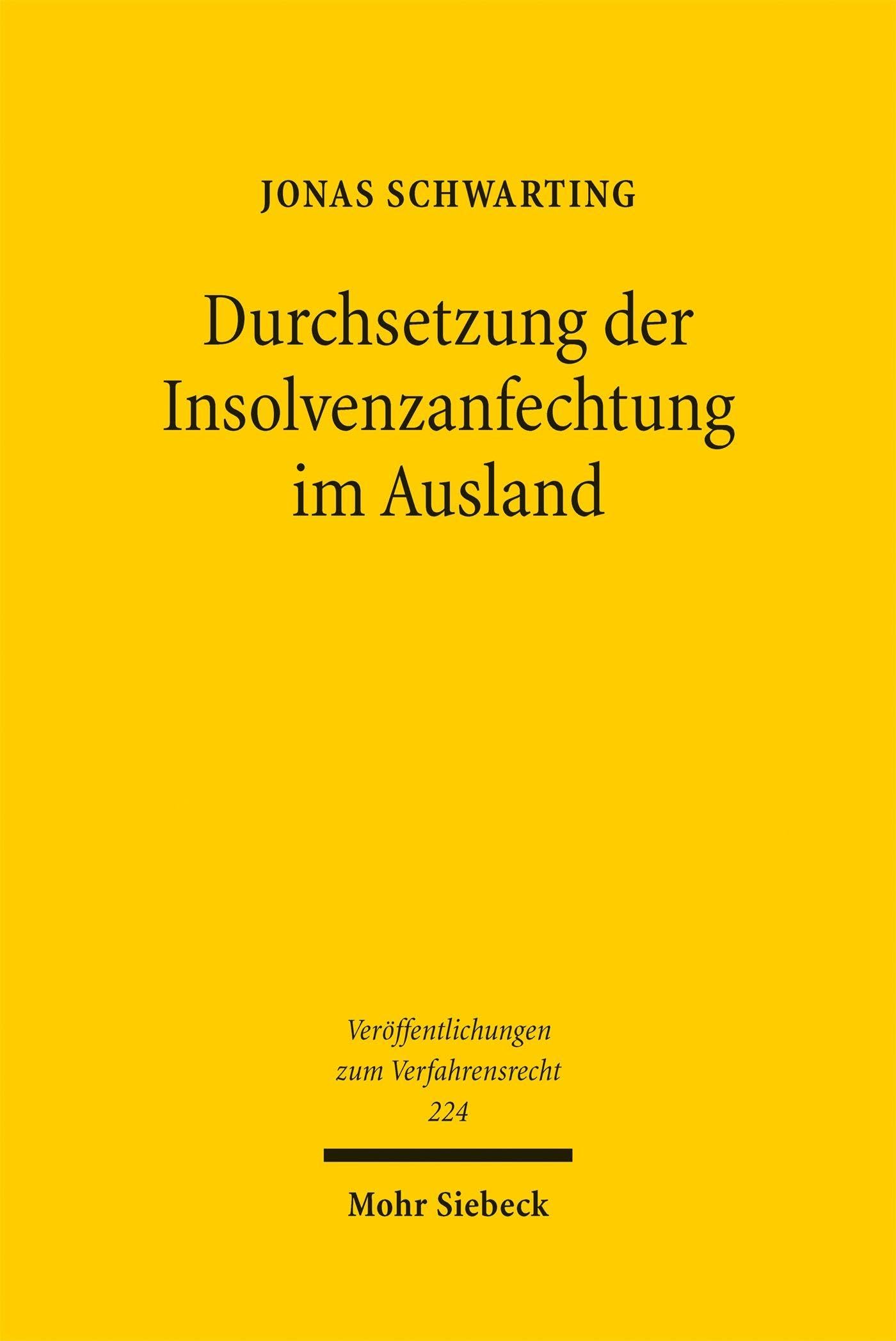 Durchsetzung der Insolvenzanfechtung im Ausland Law
