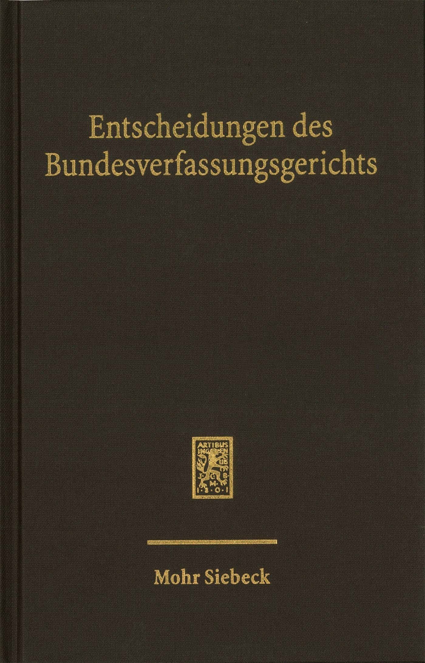 Entscheidungen des Bundesverfassungsgerichts (BVerfGE) Law