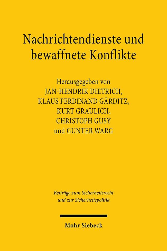 Nachrichtendienste und bewaffnete Konflikte Law