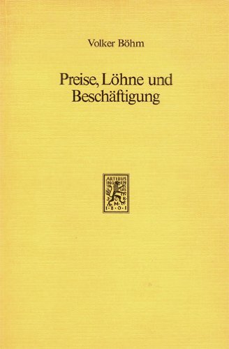 Preise, Lohne und Beschaftigung book
