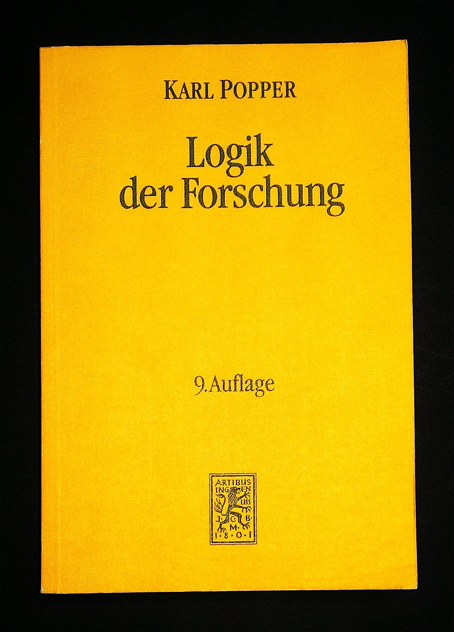 Logik der Forschung Philosophy