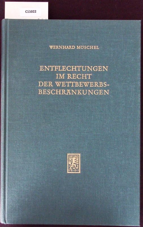Entflechtungen im Recht der Wettbewerbsbeschränkungen Books
