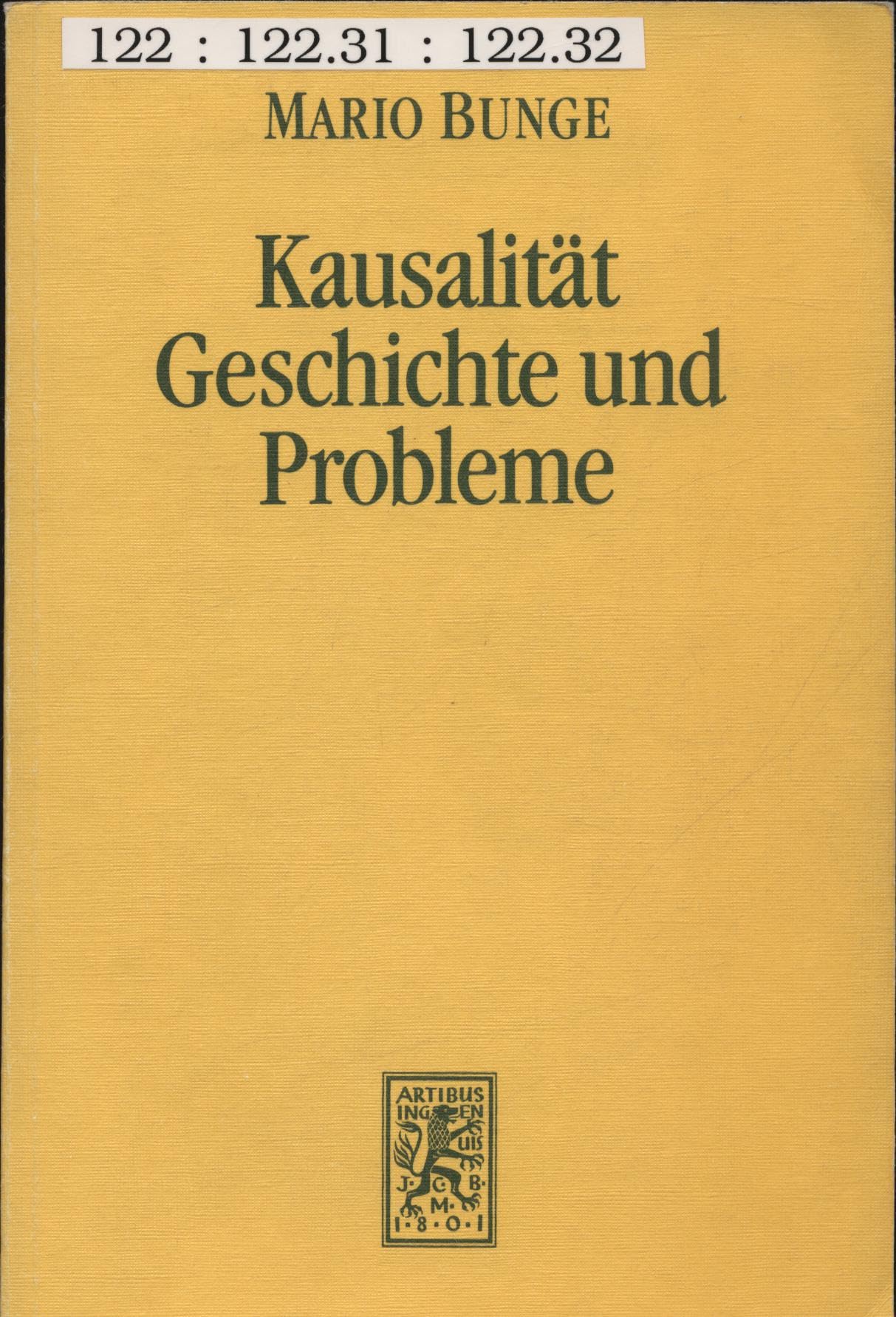 Kausalität, Geschichte und Probleme Philosophy