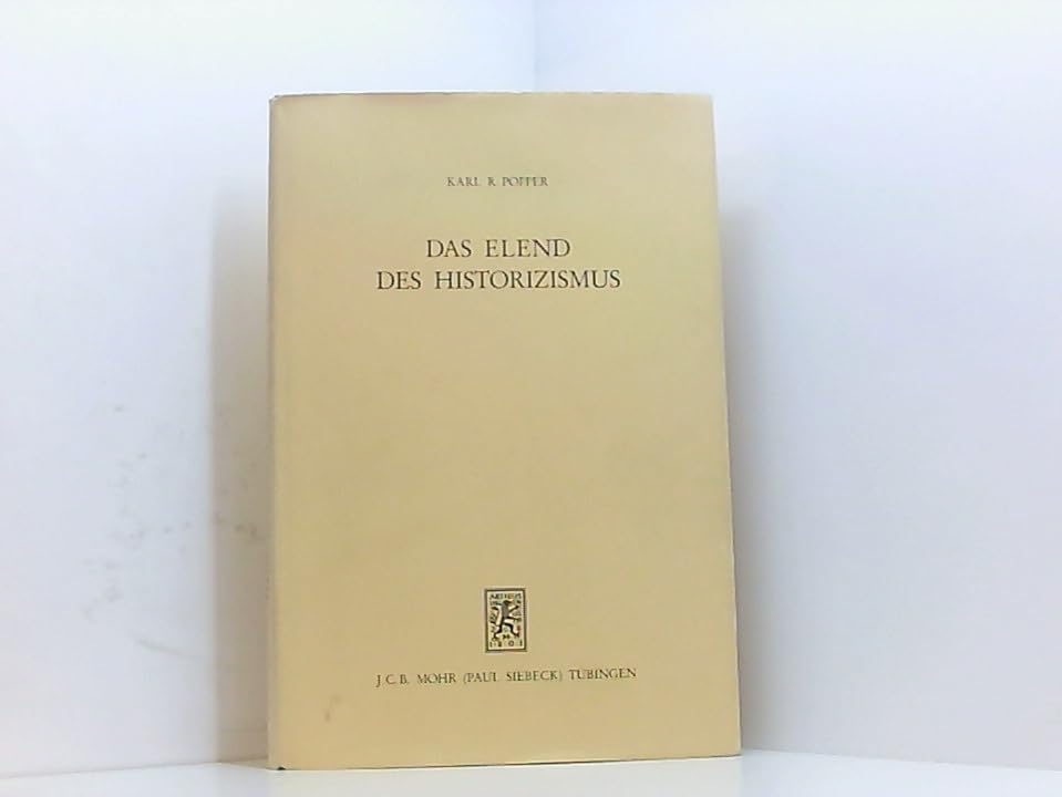 Das Elend des Historizismus Philosophy