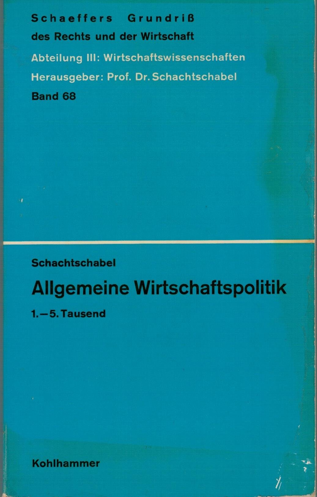 Allgemeine Wirtschaftspolitik Business, Finance & Career