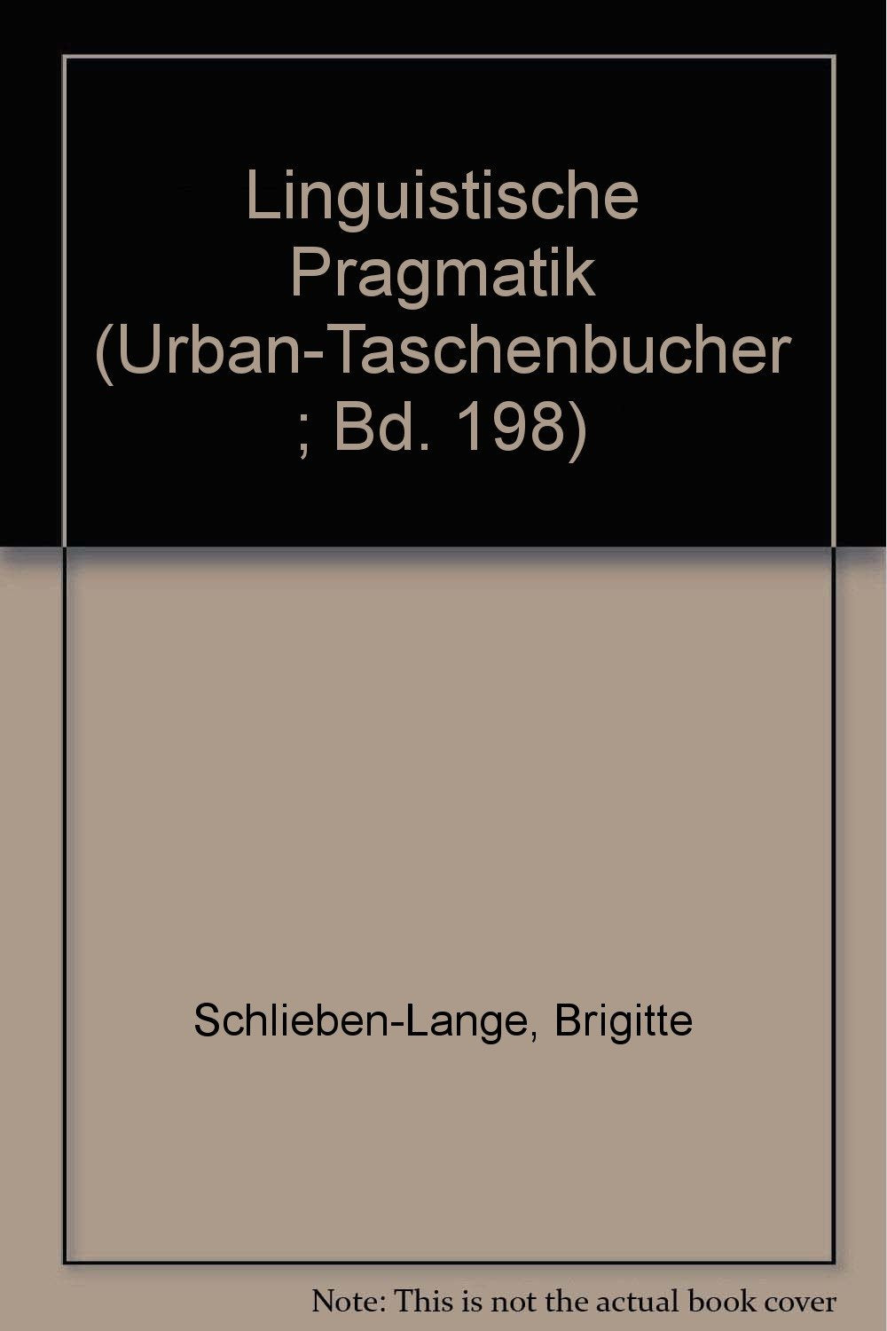 Linguistische Pragmatik. Books