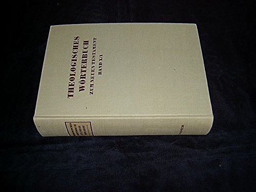 Theologisches Wörterbuch zum Neuen Testament. Register (Bd. 10/I) Learning & Reference