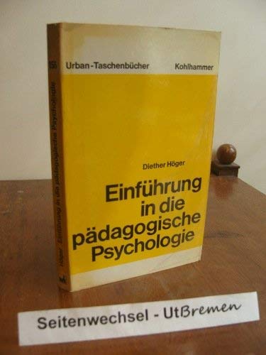 Einführung in die pädagogische Psychologie Psychology