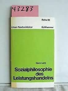 Sozialphilosophie des Leistungshandelns Books