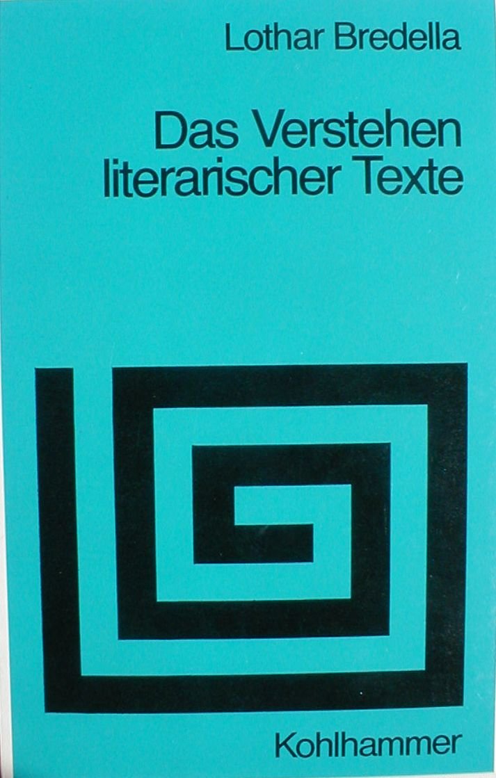 Das Verstehen literarischer Texte (Sprache und Literatur) Foreign Languages ​​& Dictionaries
