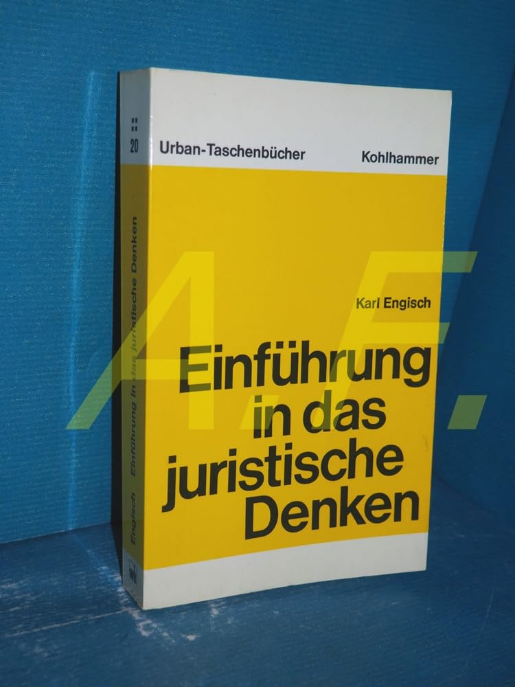 Einführung in das juristische Denken. Books