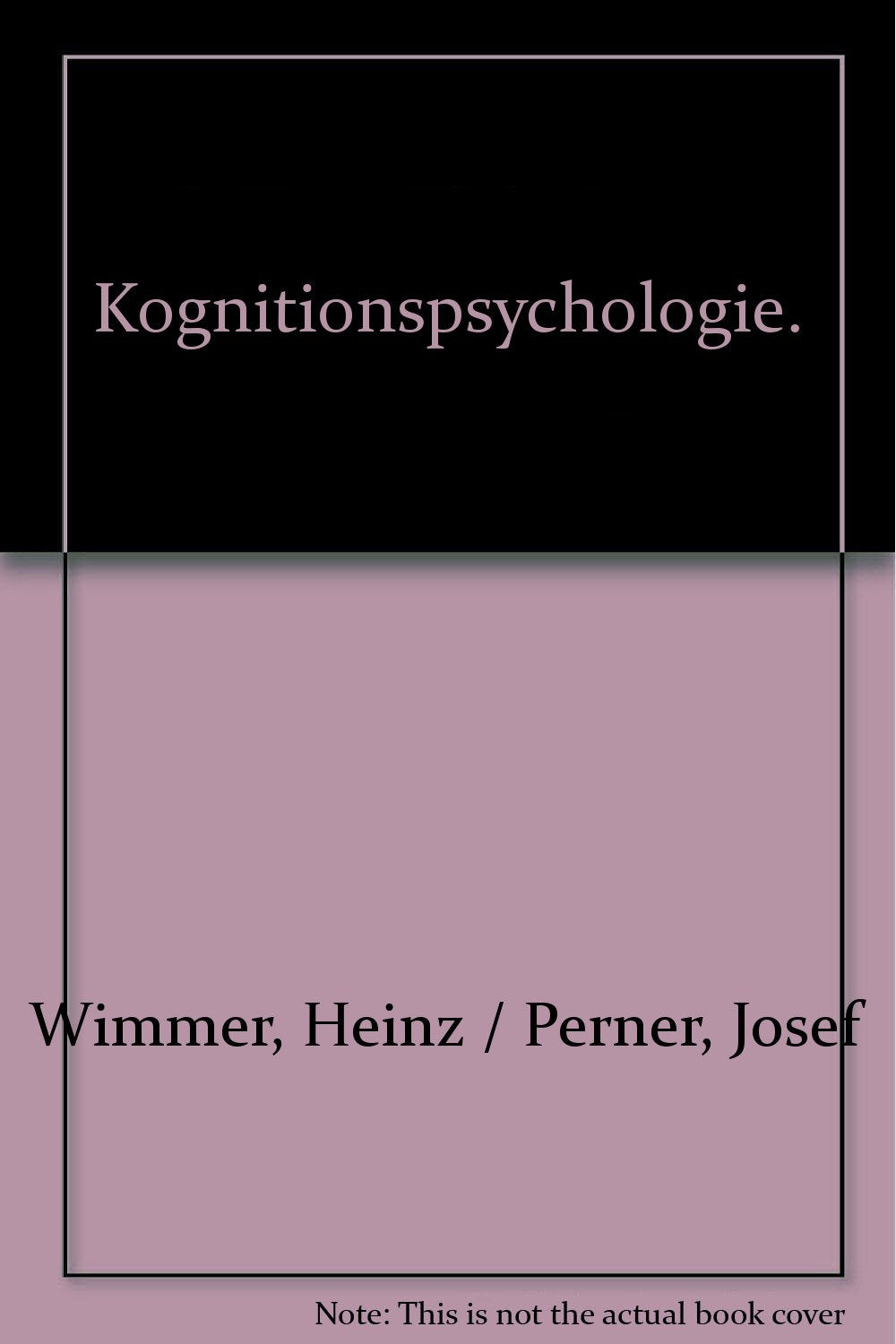 Kognitionspsychologie: Eine Einführung (Urban-Taschenbücher) Psychology