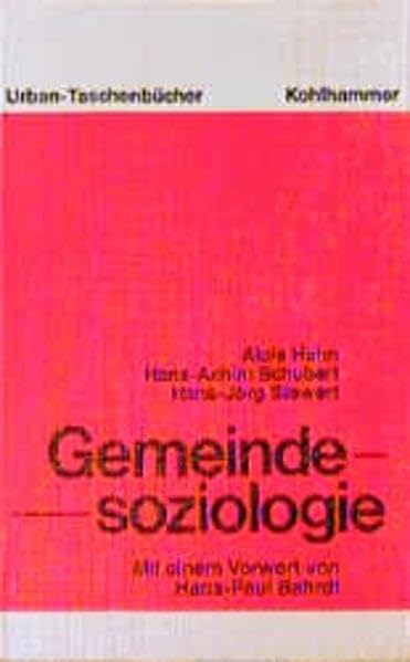 Gemeindesoziologie: Eine Einführung (Urban-Taschenbücher) Social Sciences