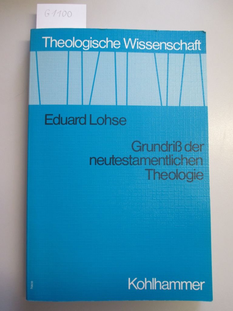 Grundriß der neutestamentlichen Theologie Books