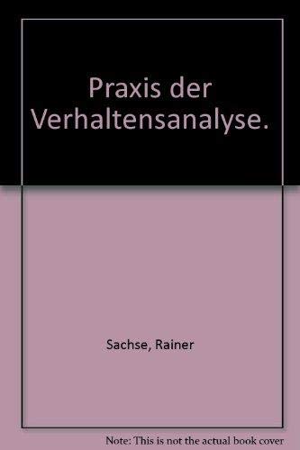 Praxis der Verhaltensanalyse Psychology Books