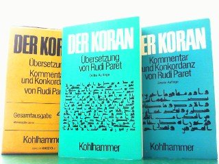 Der Koran. Hier in 2 Bänden komplett ! - 1. Übersetzung. / 2. Kommentar und Konkordanz. Books