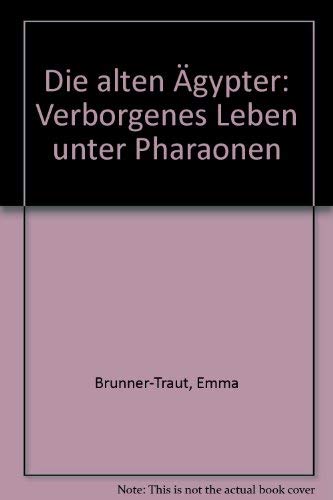 Die Alten Ägypter: Verborgenes Leben unter Pharaonen Books