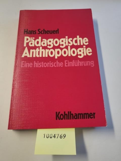 Pädagogische Anthropologie. Eine historische Einführung. book