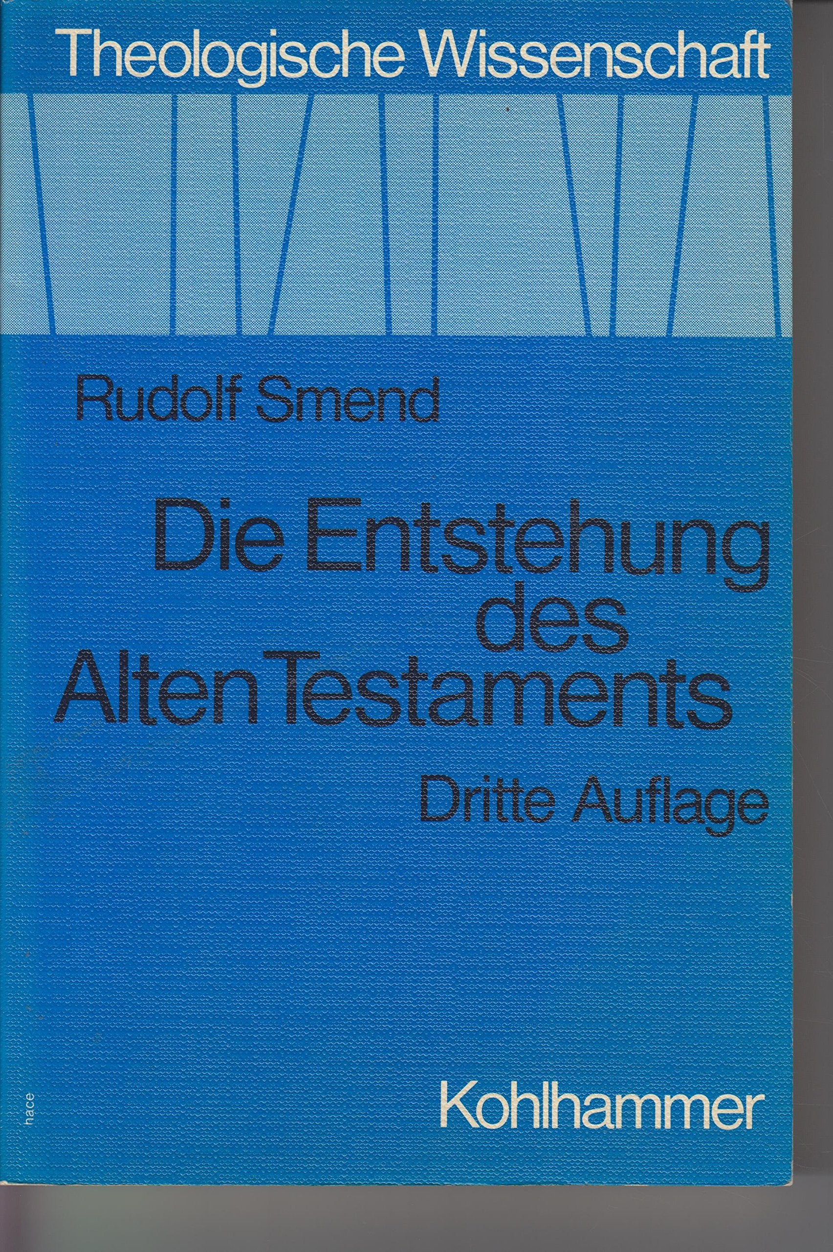 Die Entstehung des Alten Testaments (Theologische Wissenschaft / Sammelwerk für Studium und Beruf) Politics & Society