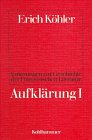Vorlesungen zur Geschichte der Französischen Literatur: Aufklärung 1 Books