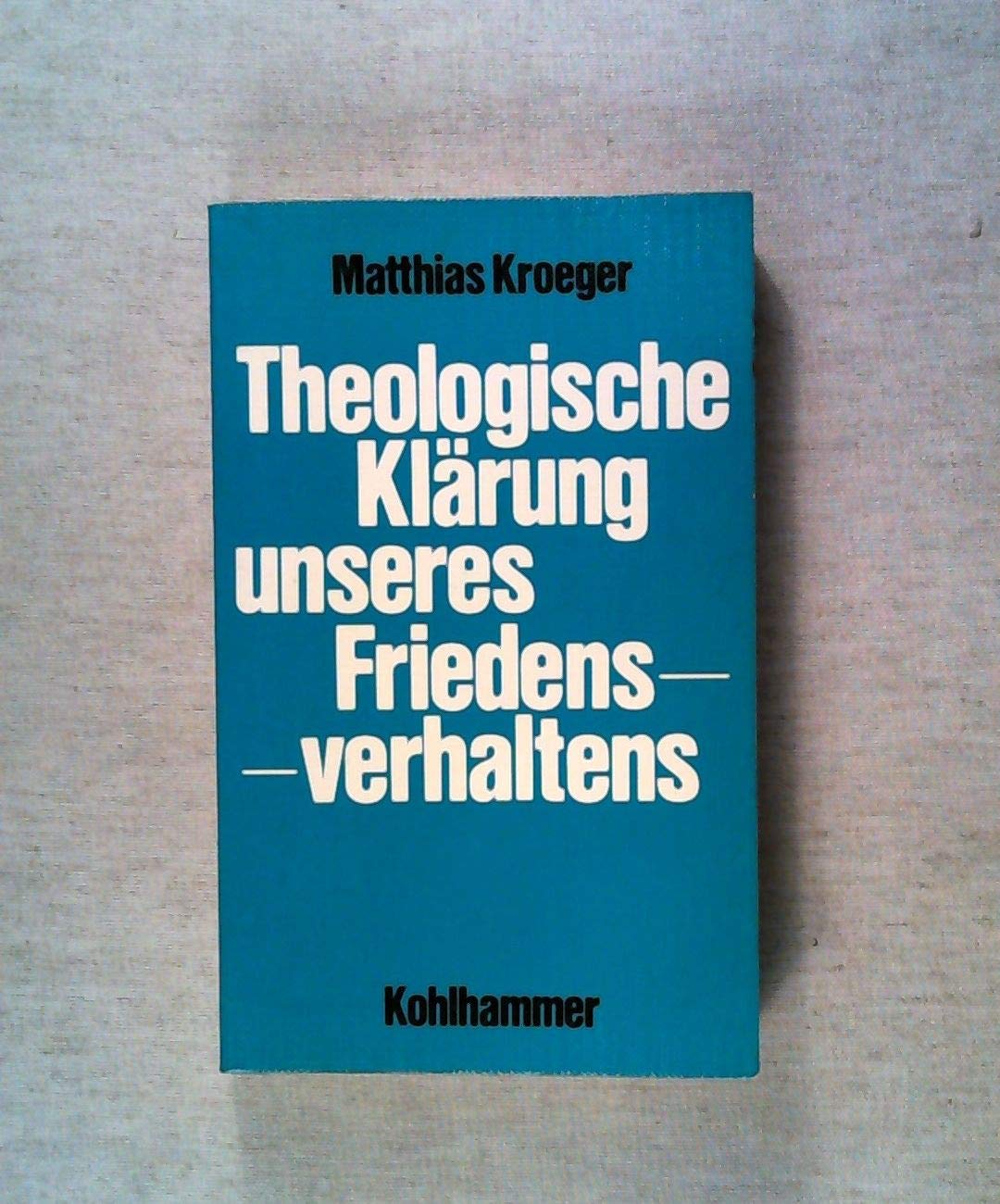 Theologische Klärung unseres Friedensverhaltens: Eine Zweireichelehre für den Frieden Politics & History