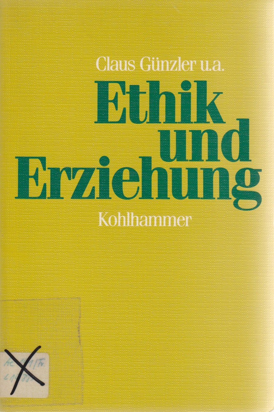 Ethik und Erziehung Philosophy