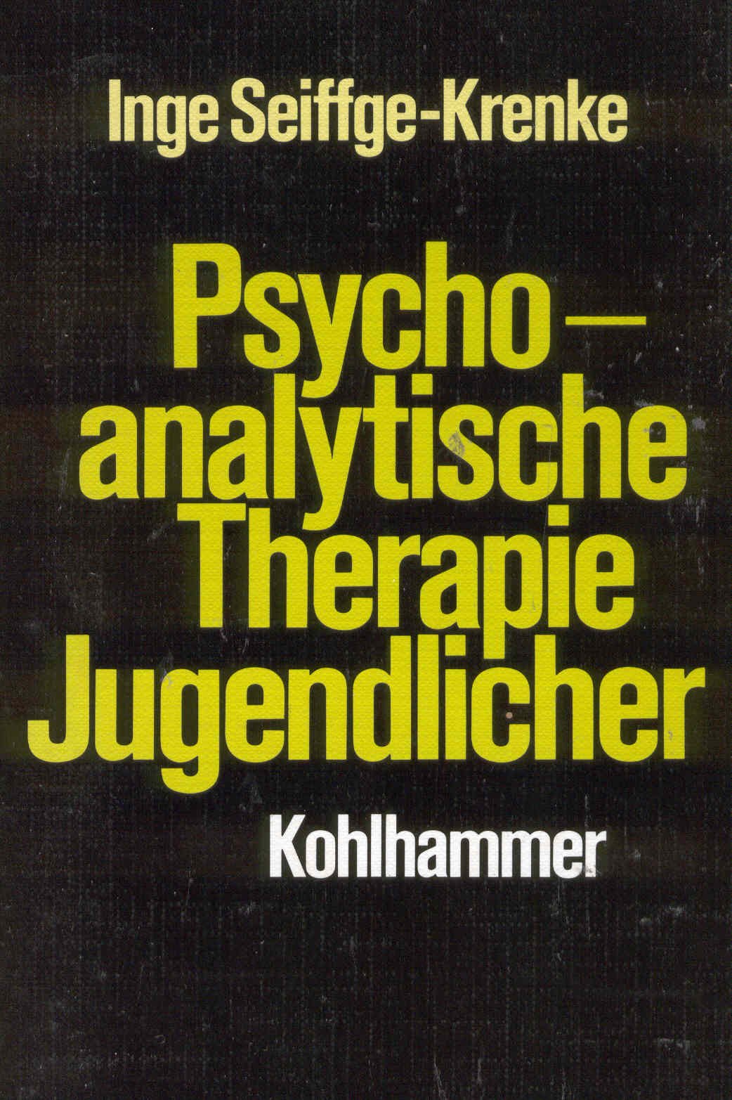 Psychoanalytische Therapie Jugendlicher Psychology