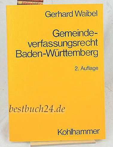 Gemeindeverfassungsrecht Baden-Württemberg Books
