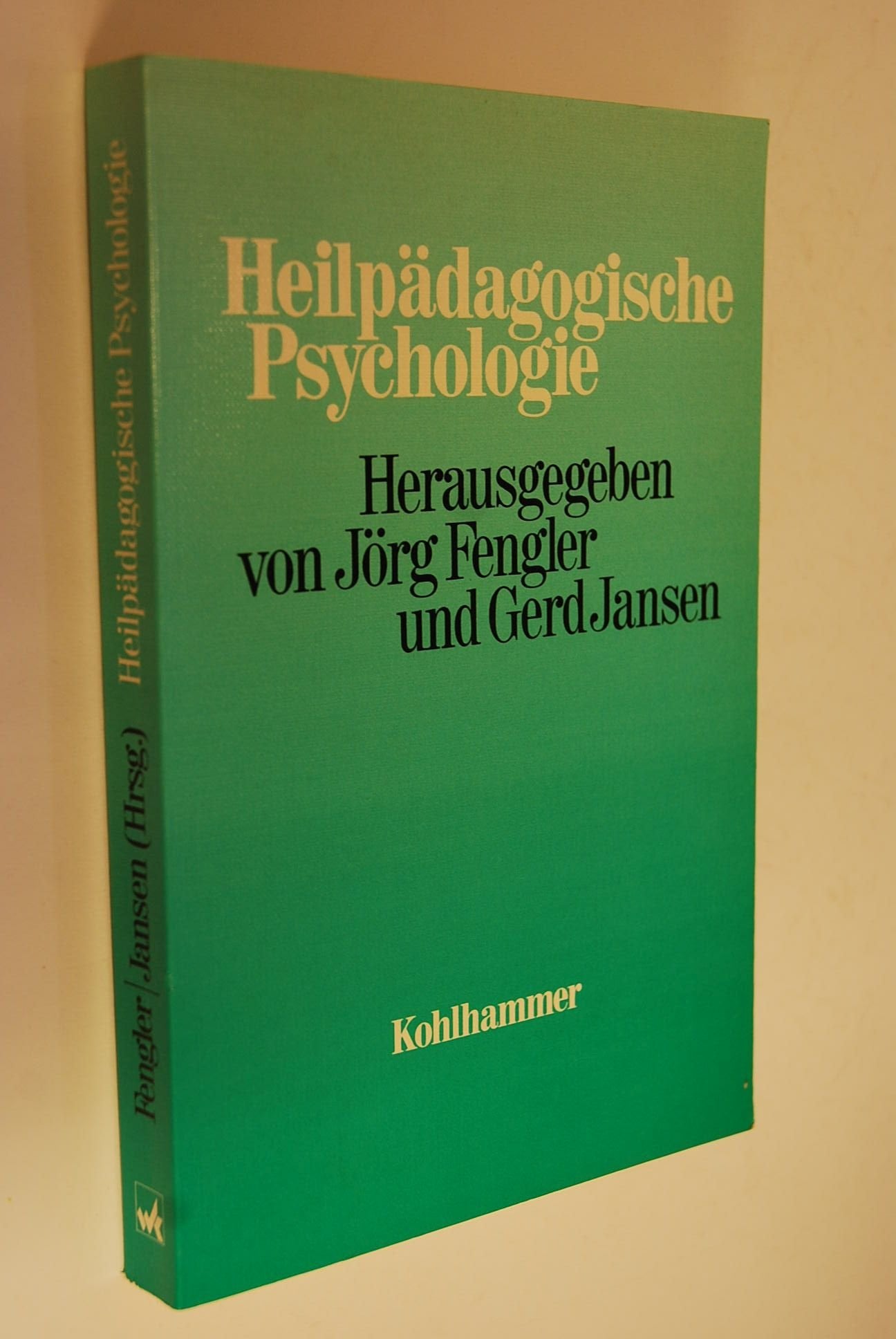 Handbuch der Heilpädagogischen Psychologie Social Sciences