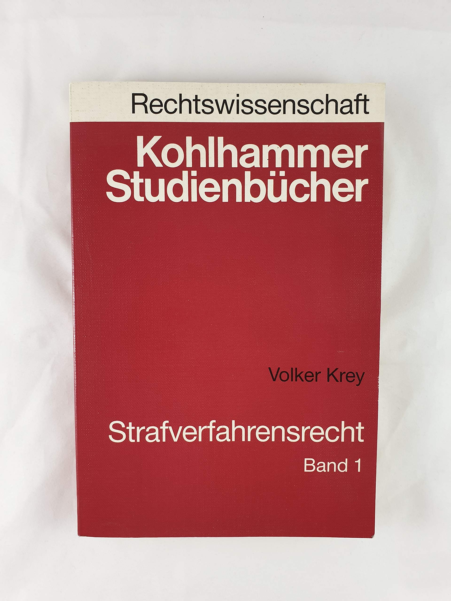 Strafverfahrensrecht, in 3 Bdn., Bd.1 Law